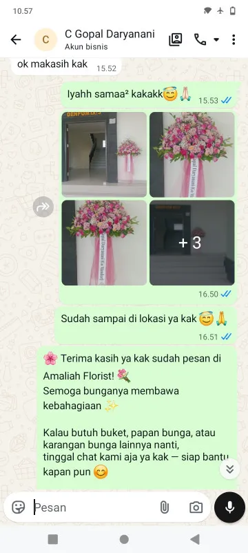Pengiriman Karangan Bunga Tambahsari Limbangan